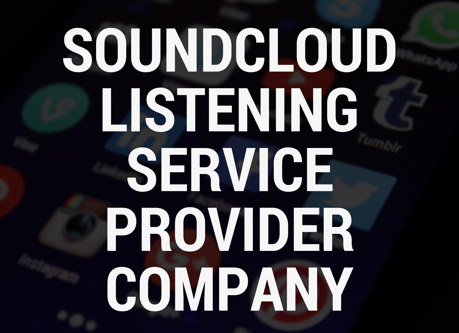 Soundcloud Listening Service